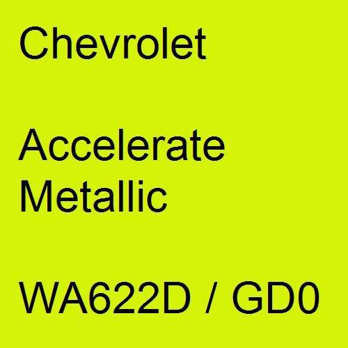 Chevrolet, Accelerate Metallic, WA622D / GD0.